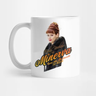 into the badlands series Emily Beecham as The Widow / Minerva themed graphic design by ironpalette Mug